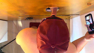 Gloryhole Foreskin - Long Foreskin Stimulated with the Tongue