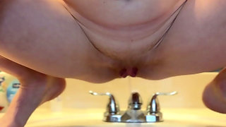 Emergency Sink Piss - Stepdaddy Says He's Drinking the Next One