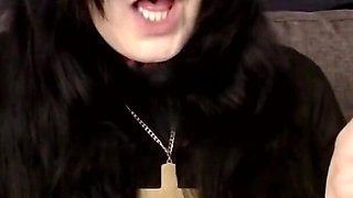 Halloween Ozzy Cosplay MILF Smoking