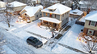 Curvy Wife Spends Her Entire Day Before Christmas Taking Black Dick