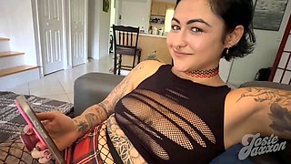 Josie Jaxxon Deflows Goth Virgin