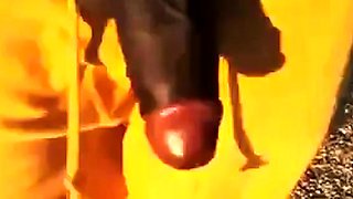 Big Black Cocks Outdoors