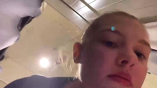 Fingering My Asshole Close up in the Mall