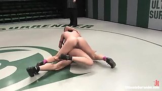 Tia Ling vs Annie Cruz: Anal Wrestling Catfight Surrender