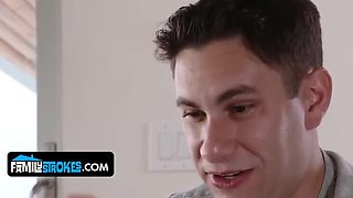 Thick Blonde Stepsister Zelda Morrison Takes a Big Cumshot From Horny Stepbro Brad Knight