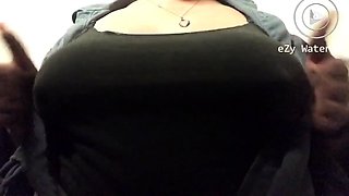 Australian BBW with big boobs gives blowjob