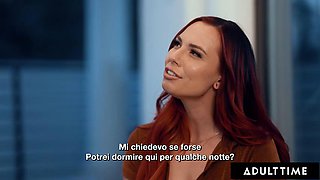 ADULT TIME - Aidra Fox Seduces Bestie Kenna James For ROMANTIC LESBIAN FUCK! ITALIAN SUBTITLES: Porn