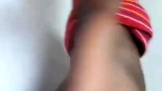 African Amateur's Hairy Webcam Show