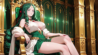 Lazy seduction in a silk gown, what secrets hide beneath?