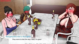 Huge Boobs Housewife Cheats on Husband - 3D Hentai Game with Big Tits & Cuckold