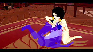 Dragon Ball Hentai - Videl Fucked and Handjob - Japanese Asian Manga Anime Film Game Porn