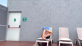 I Filmed My Famous Neighbor Sunbathing with Dental Floss on