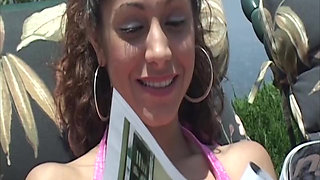 Wet Lesbian Pool Licking Frenzy - Tongues Deep in Dripping Slits