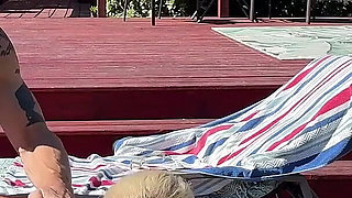 Tatiana and Ian Have Great Sex by the Pool