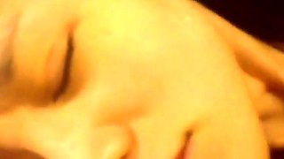 Asian Couple's Close-Up Amateur Fun