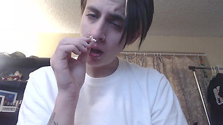 POV degrading sneezing in your face slave