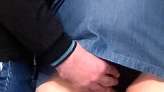 Dirty Fantasy in the Subway - Stranger's Fingers in My Pussy