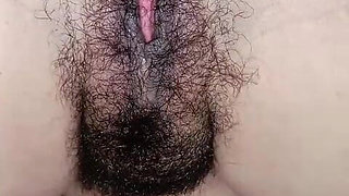 I Played My Hairy Pussy with the Vibrator