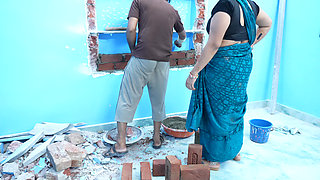 Mechanic Taught Landlady to Work, Peer Mistress Mason in Hindi Voice
