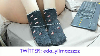 Foot- Foot Fetish- Turkish Foot- Turkish Foot Fetish- Socks- Short Socks- Turkish Porn- Turkish MILF- Turkish Owner