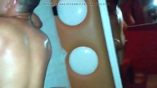 Married Woman Having Sex Without a Condom with Two Men.
