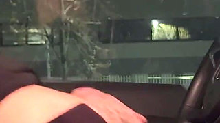 Peeker Catches Me Masturbating and Fucks Me in the Car After Cumming in My Mouth