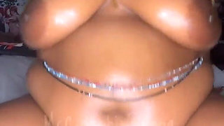 Oiled up and Fucking Your Big Dick