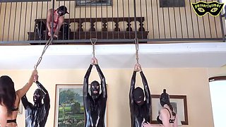 German Mistress Strict Slave Training Tied Up Tiptoe Punishment