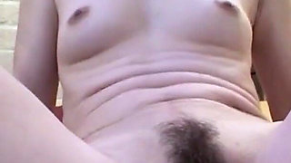 Asian Granny Nobuko Fucked in Hairy Pussy