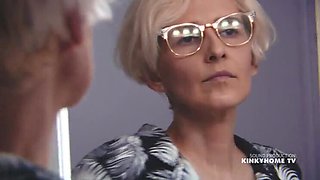 Blonde Couple Hardcore Strap-On Pegging & Rough Pussy Fucking - Epic Orgasm & Huge Cumshot