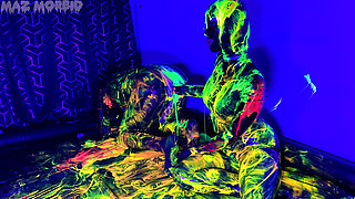 Uv Wet and Messy Gimpy Double Fisting 4K with Patricia