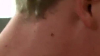 Mature lady fucks Luke Hardy in the kitchen hard