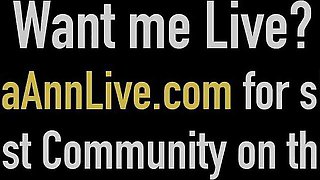 Impeccable Julia Ann - cum in mouth clip - Julia Ann Live