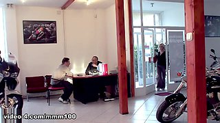 Four Pornstars in a Raw Foursome with Anal Gaping and Cumshots - MMM100