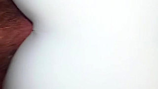 Rubbing My Big Cock on Wifes Cameltoe Bent Over Doggystyle Position in Blue Yoga Shorts