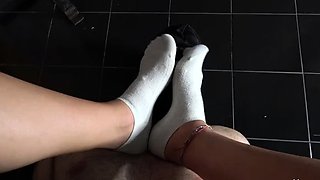 Mistress Gaia - SUPER SMELLY SOCKS ON YOUR POOR NOSE