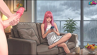 Fucking My Girlfriend's Stepbrother in Her Face - 2D Animation