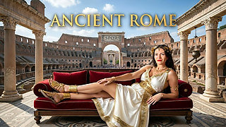 Ancient Rome Humiliation - Ex-husband Dragged From Lions to Foot & Toilet Slave