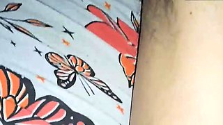 Sex junkie housewife screws neighbor while husband is at