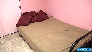 Uptown Bunny and Nova Rae share cock in threesome