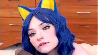 Furry Costume BBC Passion With Busty Blonde Ecstasy