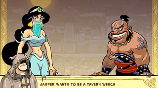 Disney princess trainer in cartoon porn with big boobs and playful anime scenes