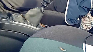 Masturbation in the car while driving