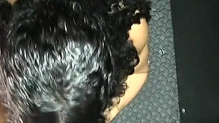 Latina bodybuilder Dawn sucks cock In 1st gloryhole