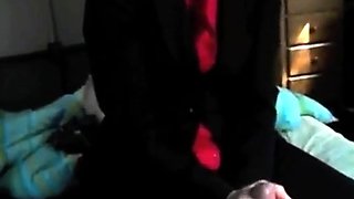 Amateur CFNM Handjob Ends in Cumshot