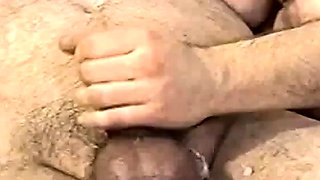 Daddy Bear and Twink Play with Their Dicks