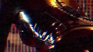 Dominant Brunette Fists Masked Sub's Stretched Gaping Asshole