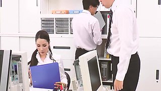 Ai Kamijou - Busty Japan Secretaries 4 Beautiful Japanese Secretary Ends Up Having Hard Sex In The Office