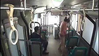 Japanese fucked on bus wearing VR glasses: Blowjob, Doggy  Missonary Porn