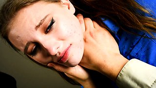 Brunette amateur teen babe pussy slammed hard and deep